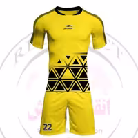 پیراهن و شورت ورزشی کد 123 چاپ جلو (تک-سفارشی)مشروط به مذاکره قبل از سفارش