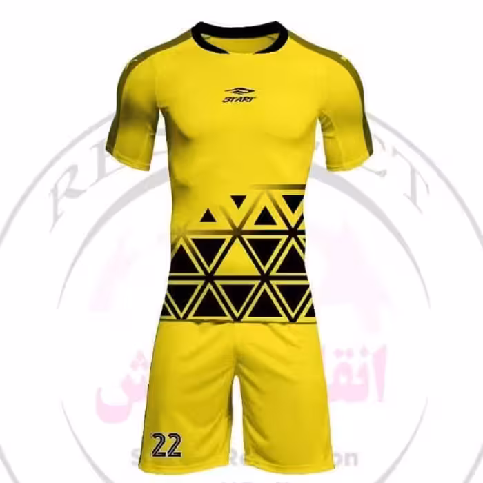 پیراهن و شورت ورزشی کد 123 چاپ جلو (تک-سفارشی)مشروط به مذاکره قبل از سفارش