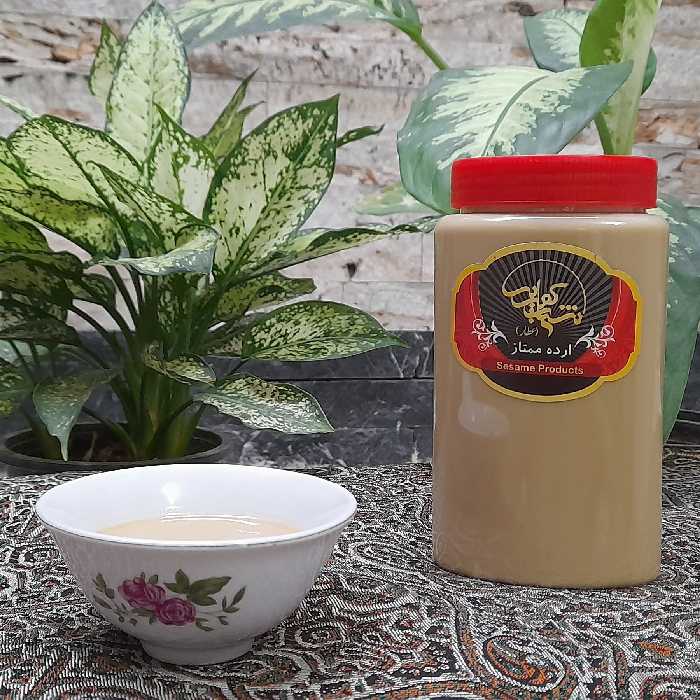 ارده کنجد خارجی ممتاز شهاب کویر اردکان(800گرمی)(دارای نشان سیب سلامت)