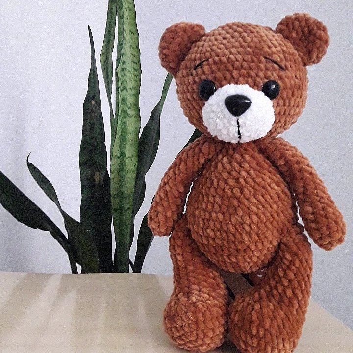 عروسک خرس تدی مخملی فوق العاده نرم