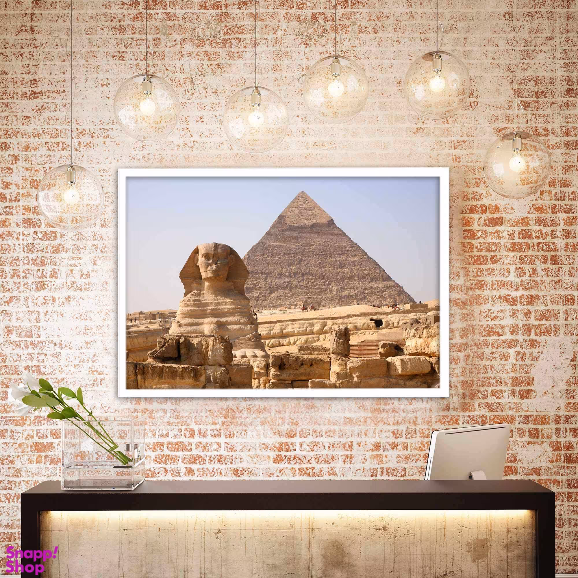 تابلو بکلیت  طرح اهرام ثلاثه مصر مدل W5742