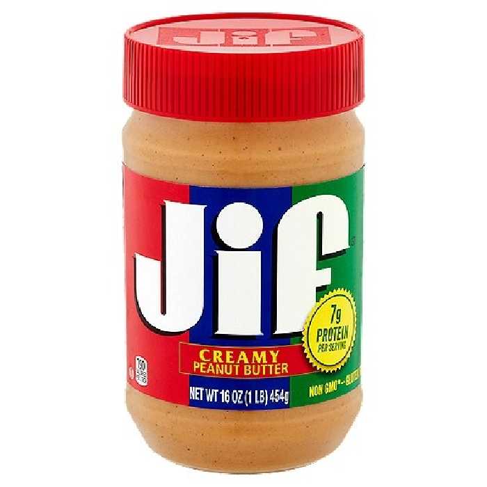 کره بادام زمینی کرمی جیف اصلی Peanut Butter Creamy Jif