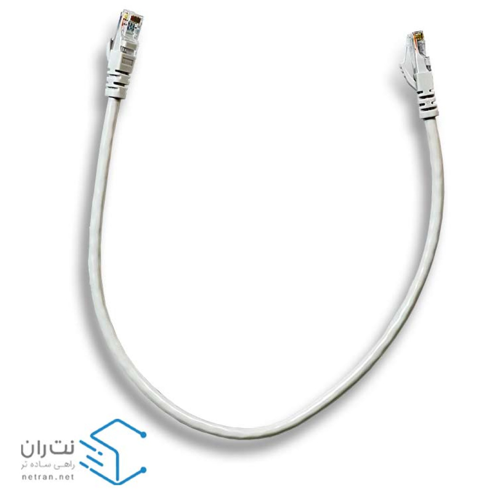 پچ کورد لگراند (کابل لن) Cat6 UTP روکش PVC طوسی 50 سانتی متری (05m)