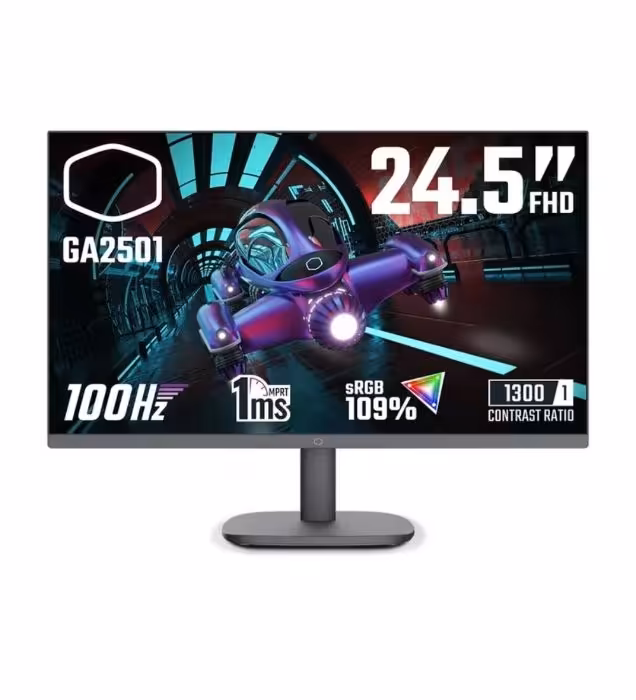 مانیتور گیمینگ کولر مستر مدل GA2501 سایز 24.5 اینچ