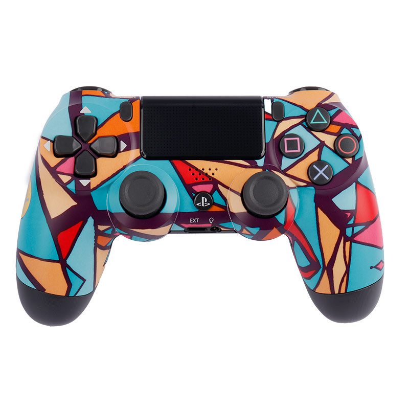 دسته بی سیم SONY PlayStation 4 DualShock 4 High Copy طرح رنگی