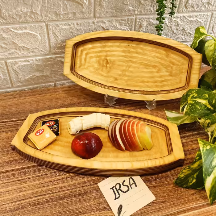 رولت خوری بیضی چوب پلای وود روسی
