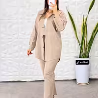 ست کاربردی مانتو شلوار آیناز 2730