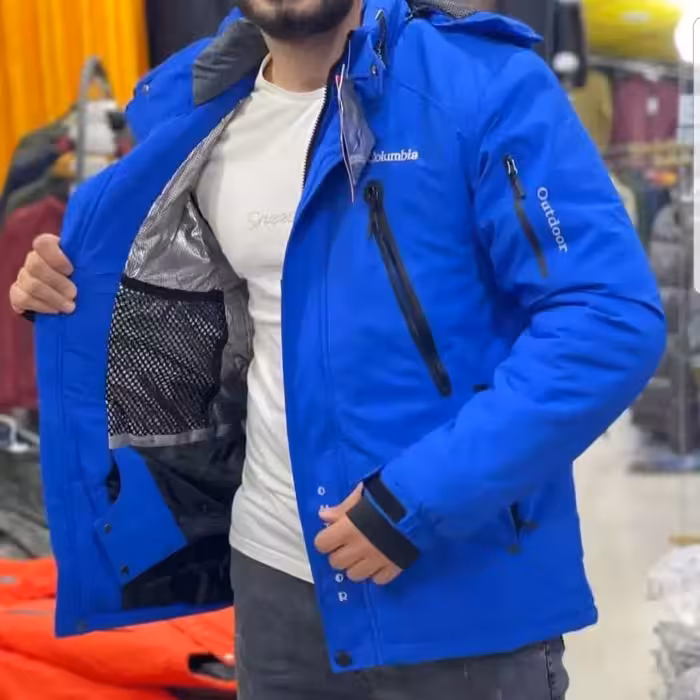 کاپشن کلمبیا گورتکس بسیار شیک و تنخوری رنگ آبی