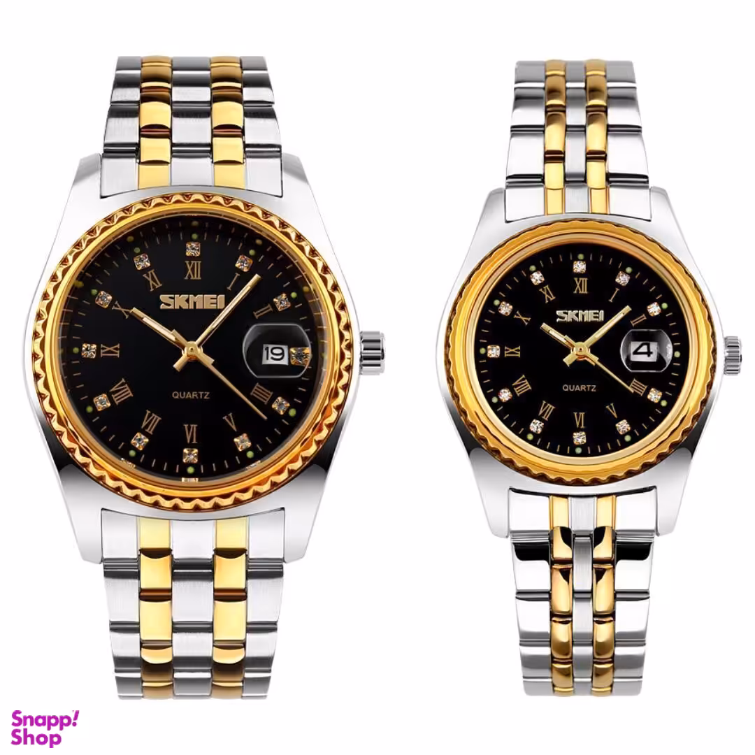 ست ساعت زنانه و مردانه اسکمی مدل 9098 BK