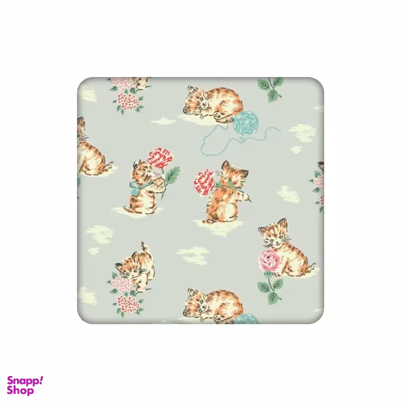 زیرلیوانی طرح گربه ملوس و گوله کاموا کد 7673891