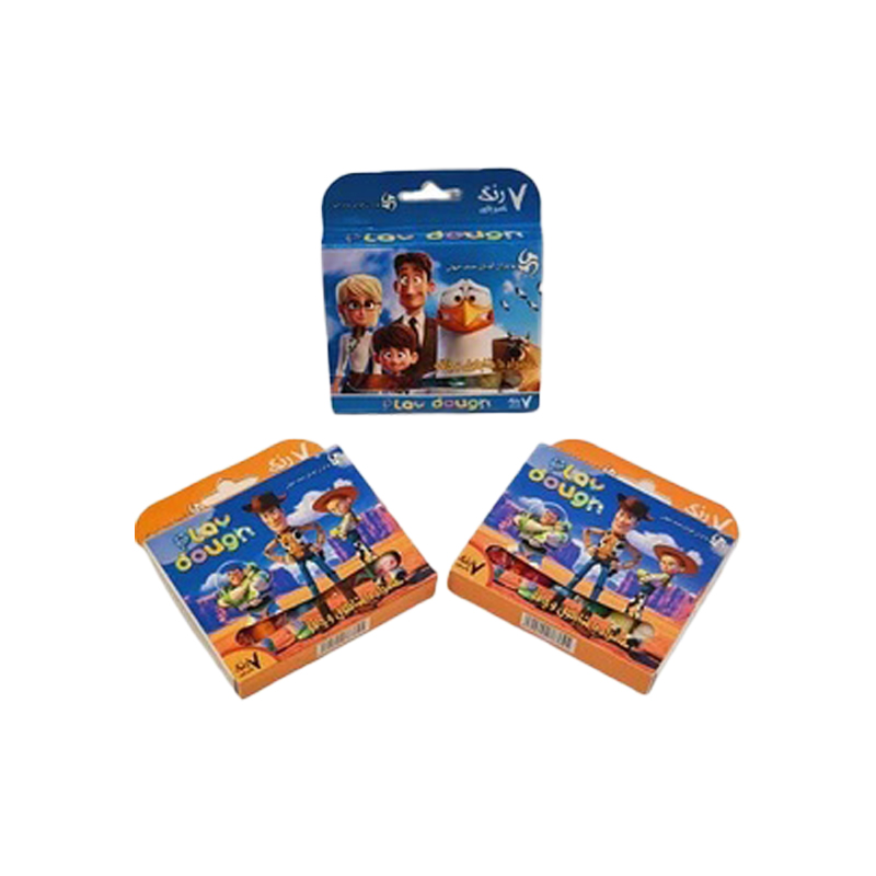 خمیر بازی 7 رنگ جعبه مقوائی نوآوران