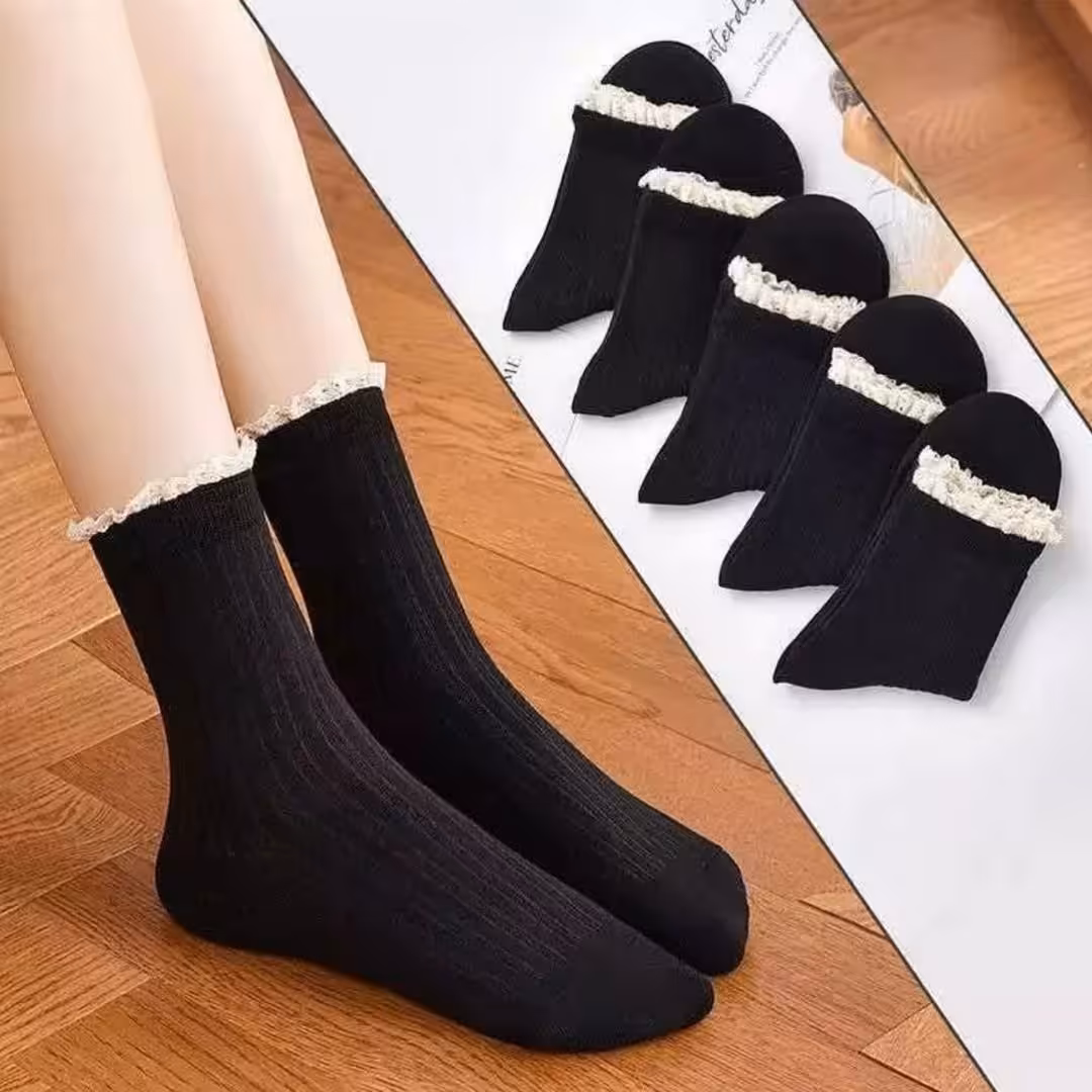 جوراب نیمساق لب تور