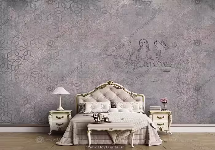 پوستر دیواری لاکچری پتینه ارزان BA-2542