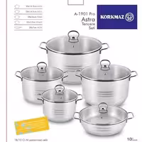 سرویس قابلمه استیل کرکماز 