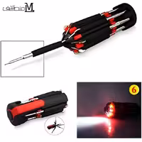 آچار خرچنگی 8 کاره چراغدار