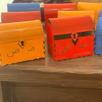 صندوقچه  جنس ام دی اف  سایز 14در11رنگ  به سلیقه شما