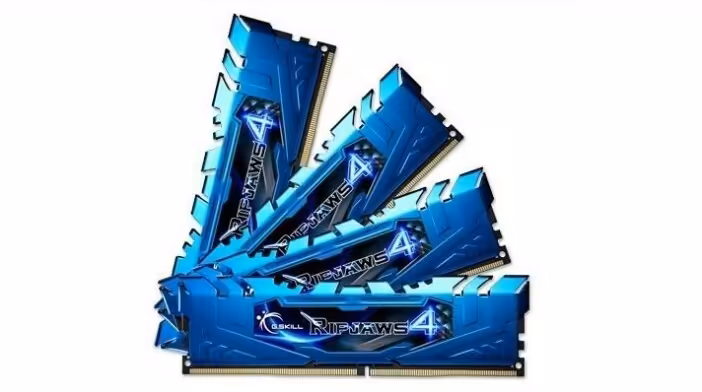 رم جی اسکیل Ripjaws 4 32GB 8GBx4 2666Mhz CL15 DDR4 Blue