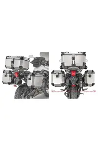 کیف موتورسیکلت کیسه جانبی PL6413CAM TRIUMPH TIGER 800 XC XR 18 Givi