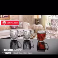 نیم لیوان دسته دار فرچیا ساخت ایران