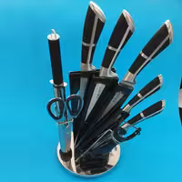 سرویس چاقو 9  آشپزخانه 9 پارچه برند مونتینی با کیفیت 