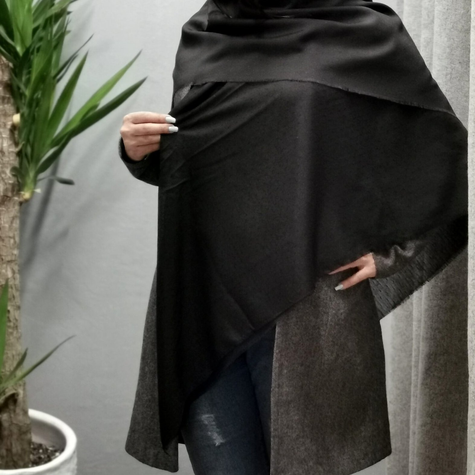 روسری اشکی مشکی