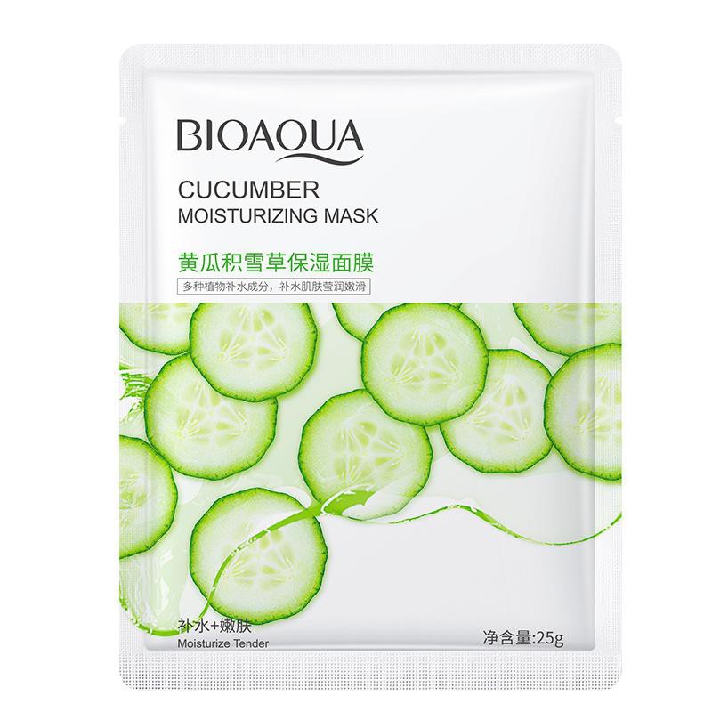 ماسک صورت ورقه ای خیار بیوآکوا BIOAQUA CUCUMBER