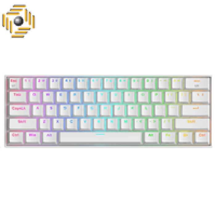 کیبورد بی سیم مکانیکال گیمینگ ردراگون Dragonic Elite white K530W-RGB-PRO