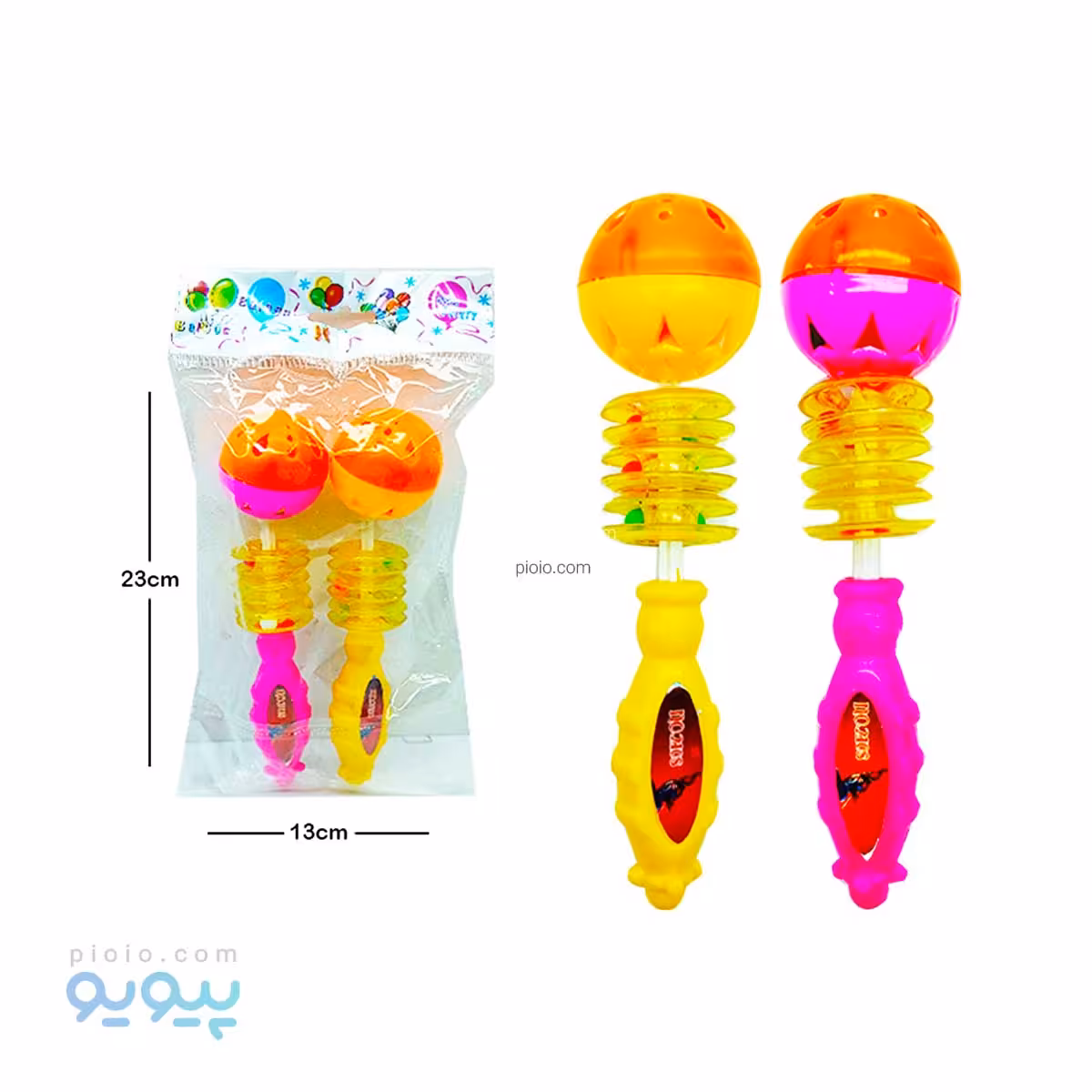 اسباب بازی جغجغه دو تایی آیتم 8167 تک و عمده