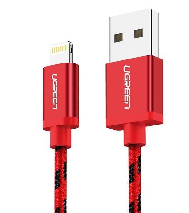 کابل تبدیل USB به لایتنینگ یوگرین مدل US247 طول 2 متر