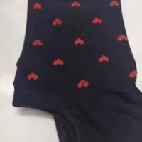 جوراب مچی طرح قلب نخ پنبه تراکم بالا و باکیفیت فری سایز 