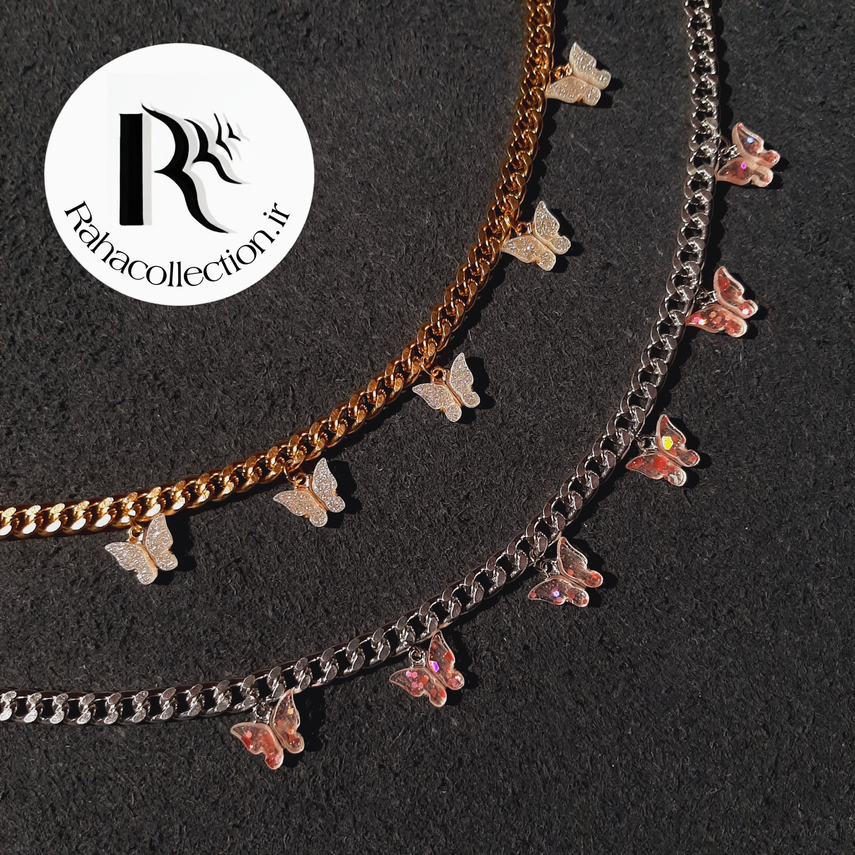 گردنبندکارتیه پروانه ای