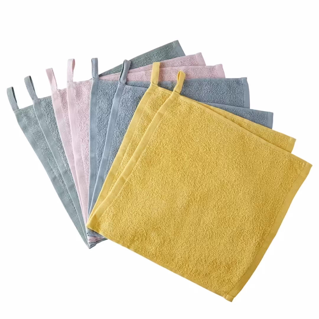 حوله ی شستشوی چندرنگ آیکیا مدل KRAMA. کدمحصول 304.549.09. ست هشتایی. 30در30سانتیمتر