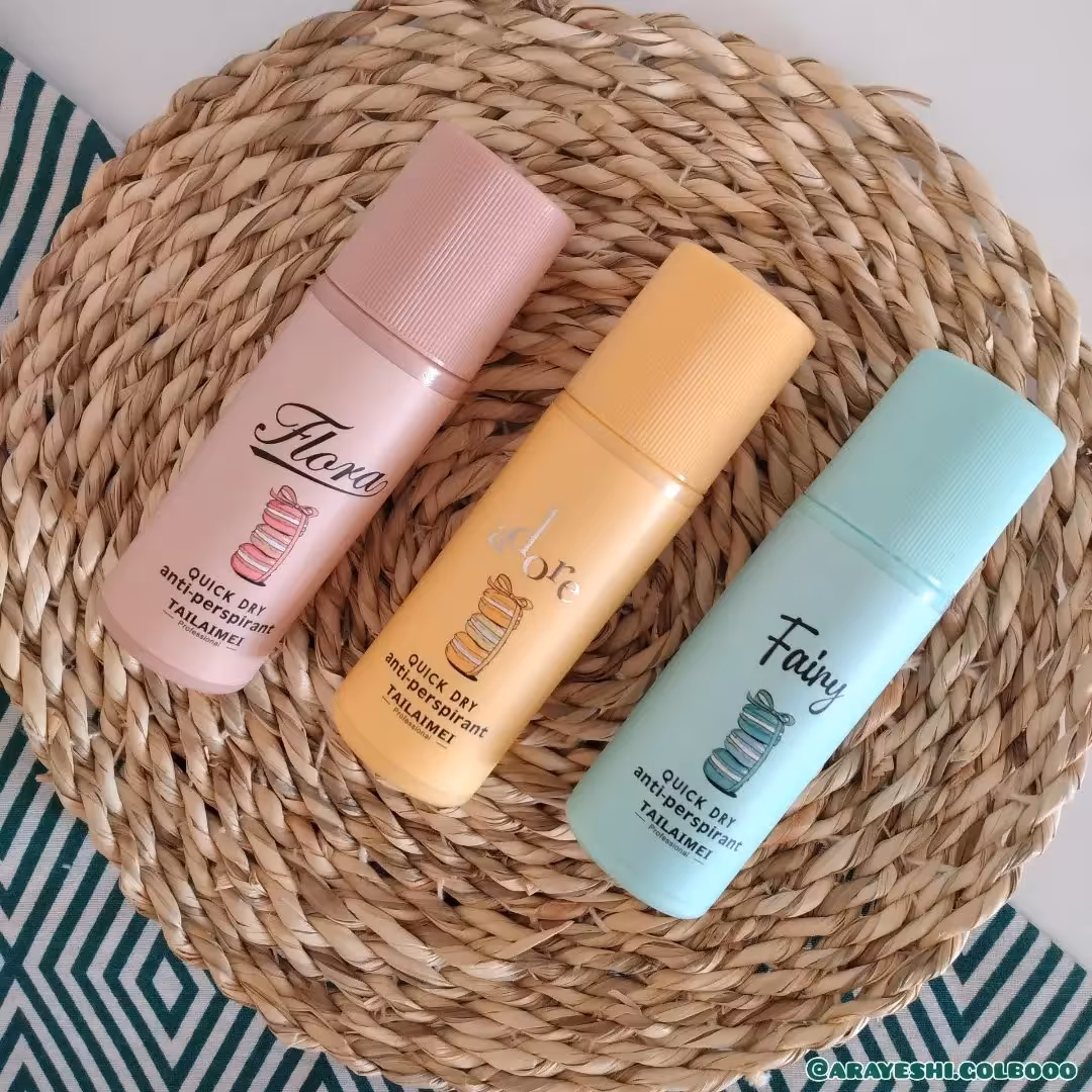 مام رولی تایلامی در سه رایحه ملایم و دلپذیر مام رول ضدتعریق