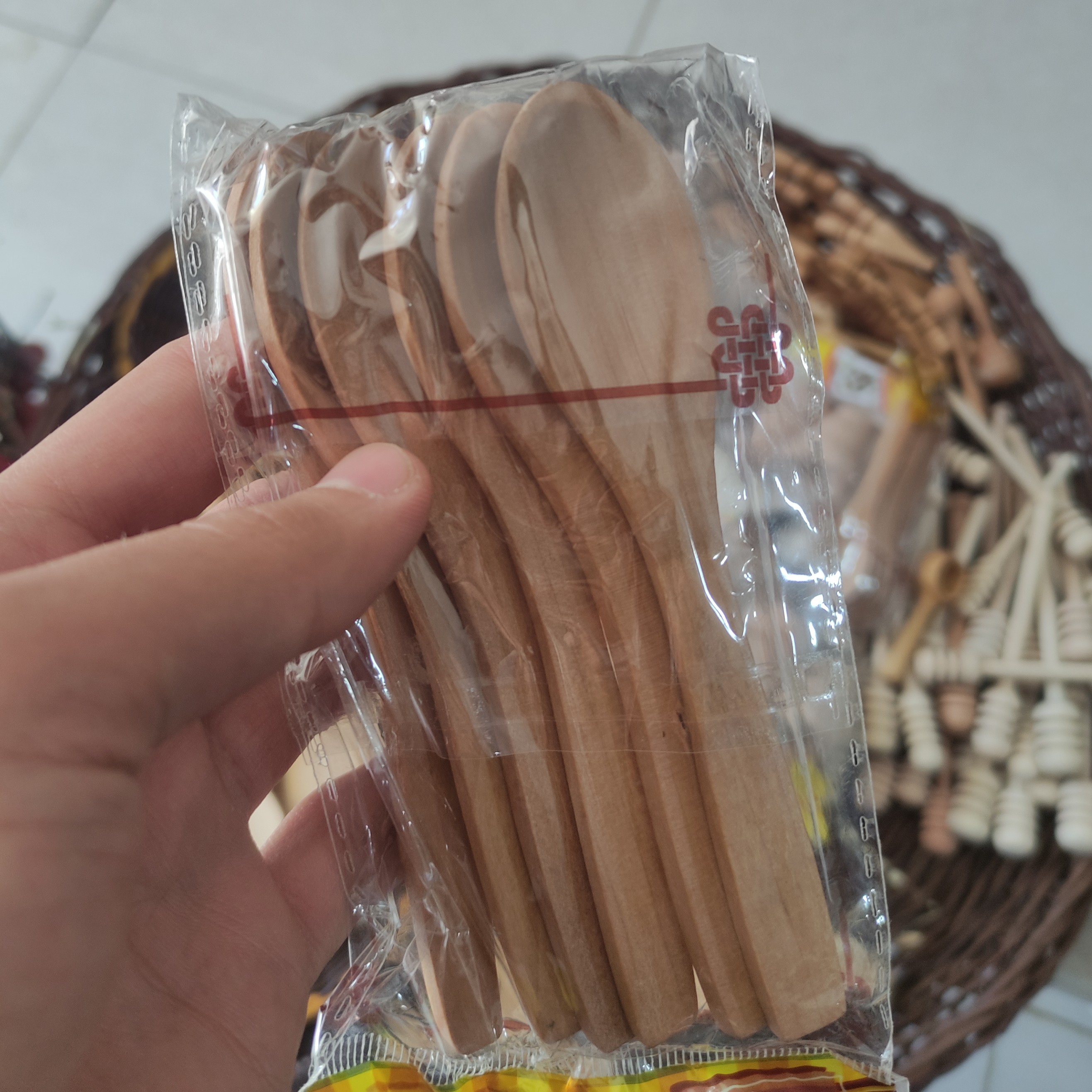 قاشق چای خوری چوبی