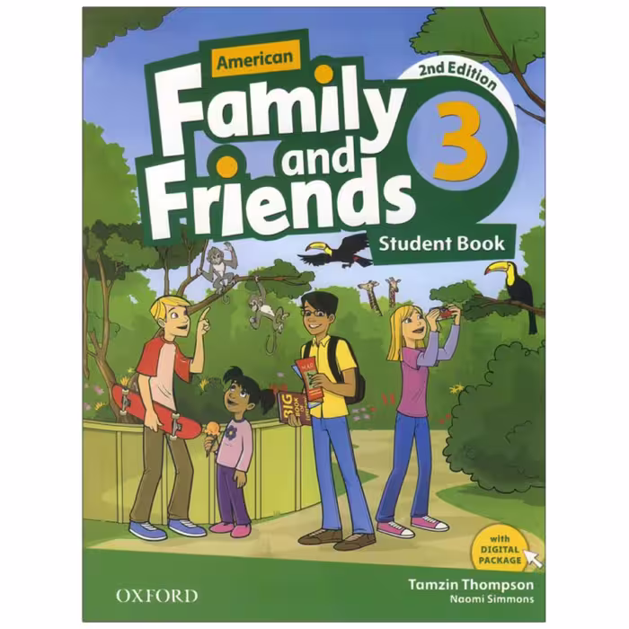 کتاب Family and Friends 2nd 3 اثر Naomi Simmons انتشارات کمبریج سایز وزیری