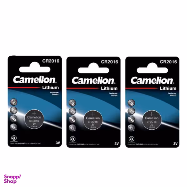 باتری سکه ای کملیون مدل CR2016 بسته 3 عددی