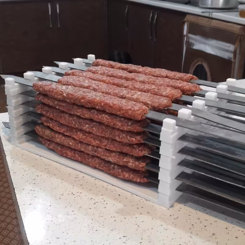 سینی کباب پلاستیکی طبقه بندی شده