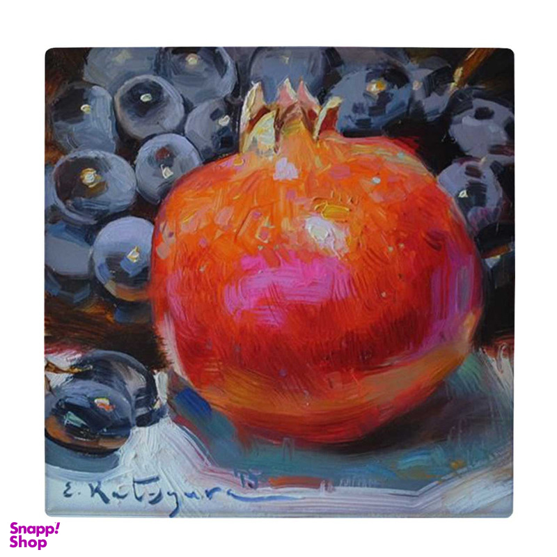 زیر لیوانی طرح نقاشی انار کد 5862840_4356