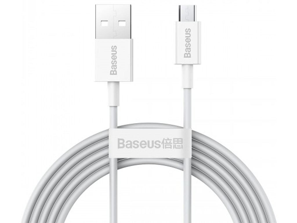 کابل شارژ سریع میکرویواس‌بی به یواس‌بی 2 متری بیسوس Baseus 2A USB to Micro USB Superior Series Fast Charging Data Cable CAMYS-A02