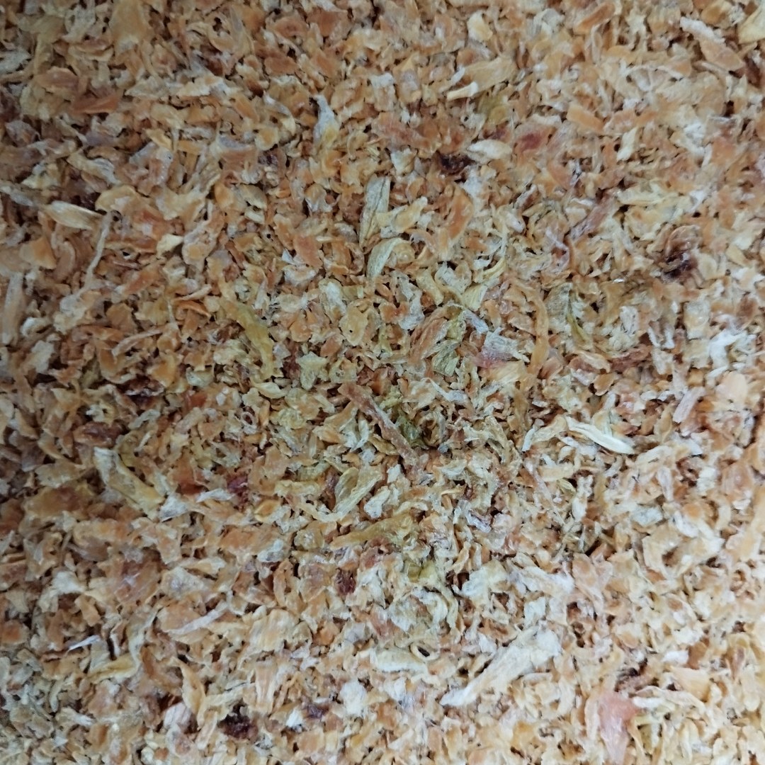 پیاز سرخ شده خانگی نگینی روغن گرفته 