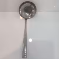 ملاقه فلزی کوچک طرح توپی ضخیم ولی درجه دو 