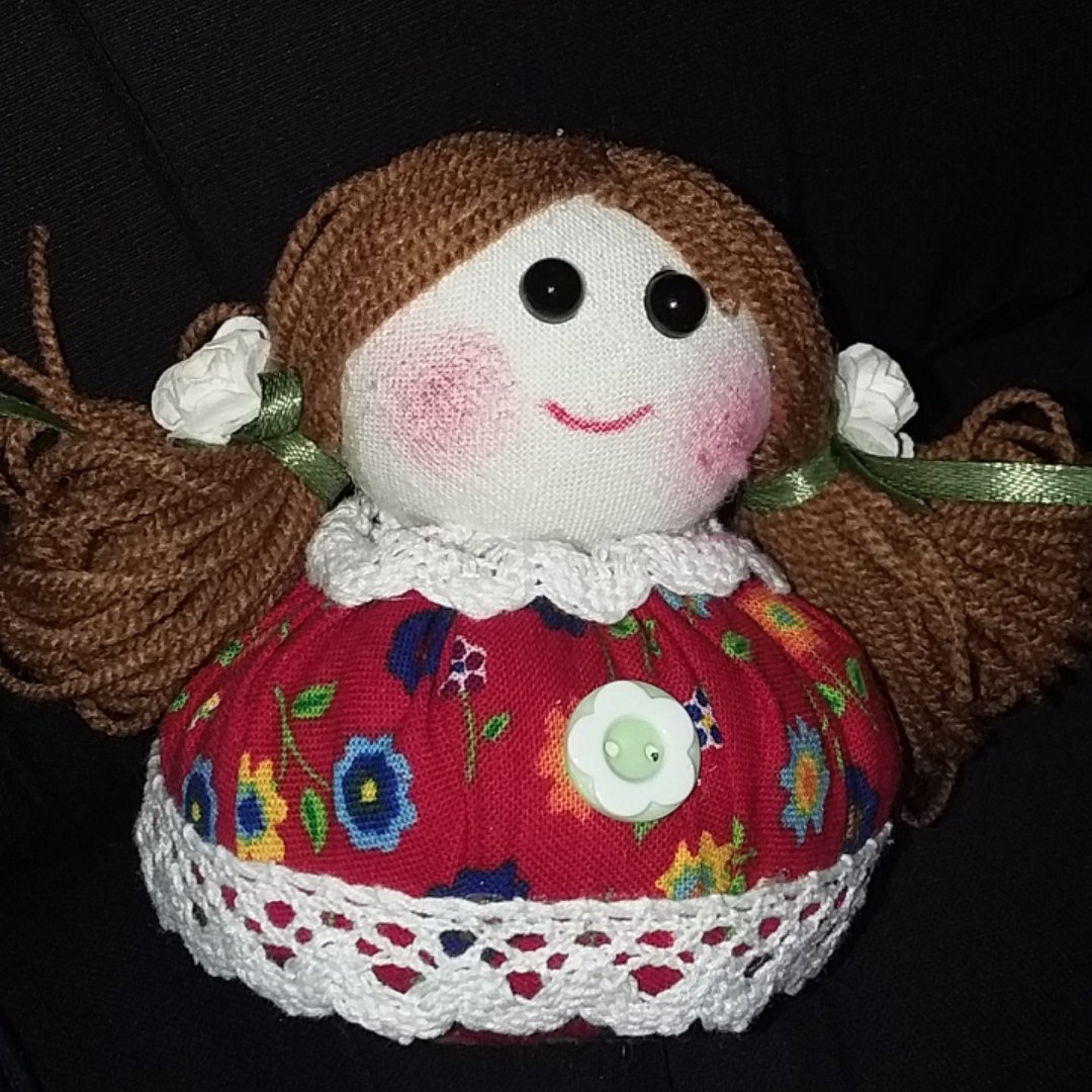 عروسک دختر قلقلی پارچه ای