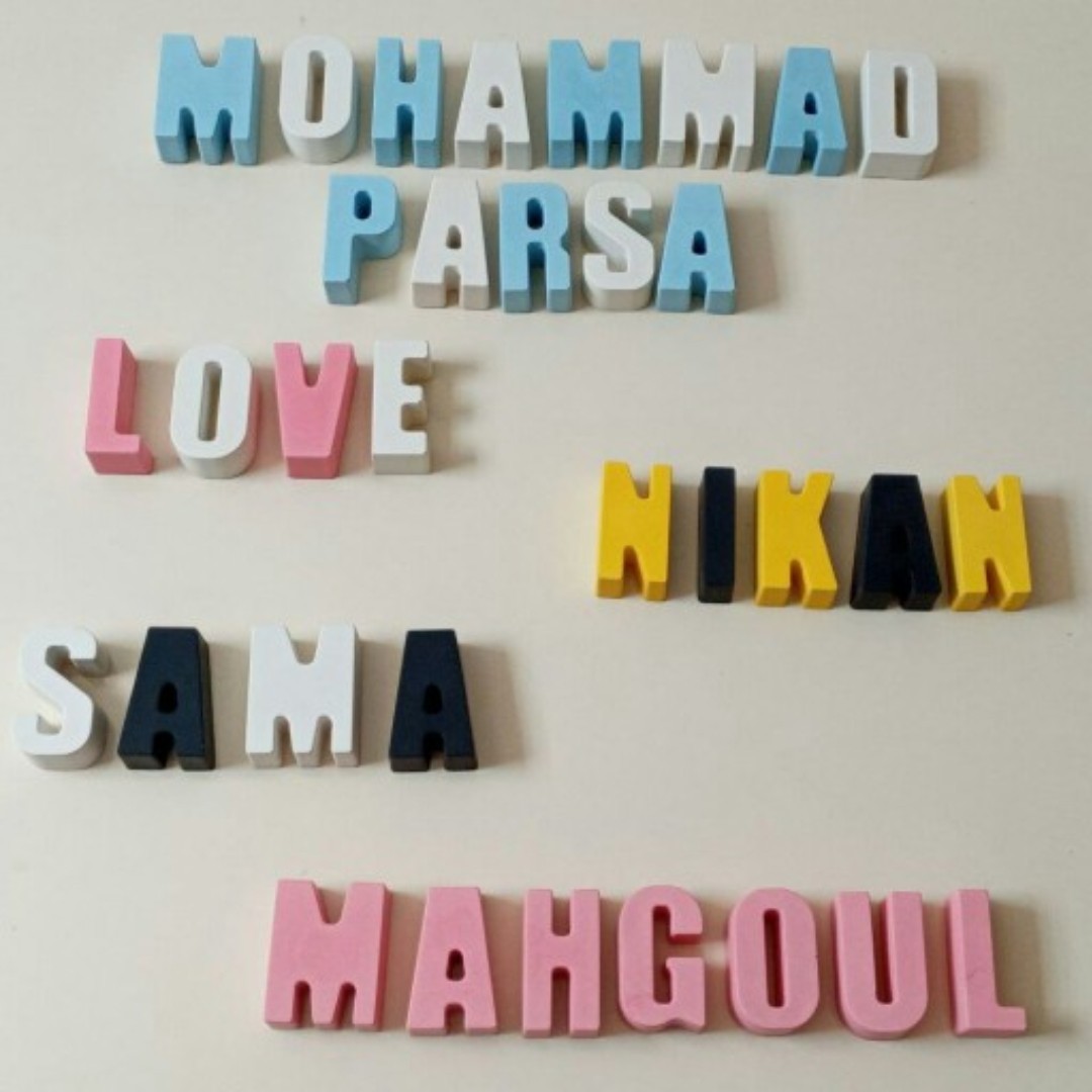 شمع حروف ( همه اسم ها موجود است) 