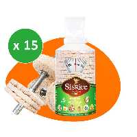 پکیج سیس رایس کیک رژیمی طعم بدون نمک کارتن 15 بسته ای