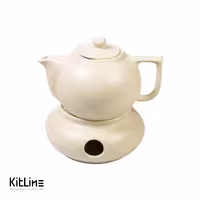 قوری وارمر دار سرامیکی لیمویی دوریکا
