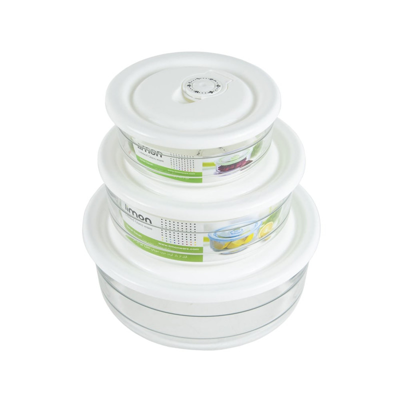 ظرف نگهدارنده لیمون مدل AT138 مجموعه 3 عددی