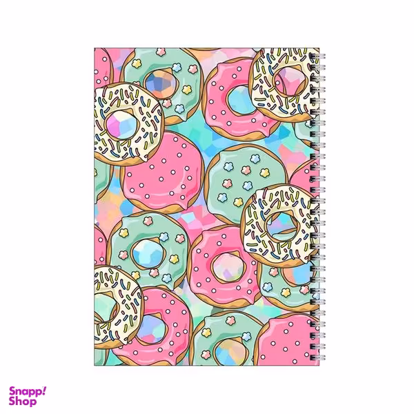 دفتر مشق 80 برگ بامبیلیپ طرح پترن دونات کد 7168780