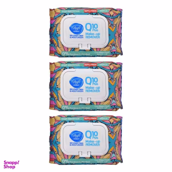 دستمال مرطوب دافی مدل 1 Q10 Stop irritation مجموعه 3 عددی