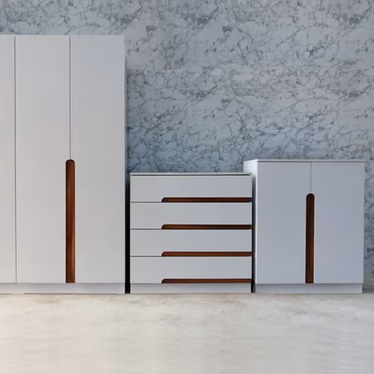 ست کمددیواری جاکفشی و دراور