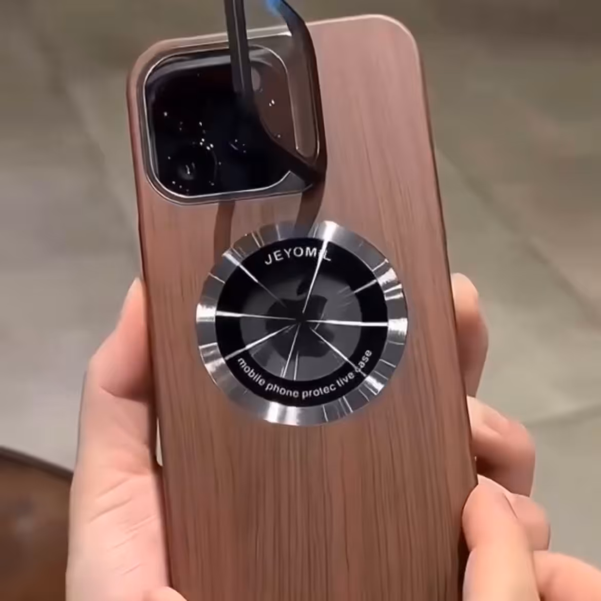 قاب گوشی چوبی